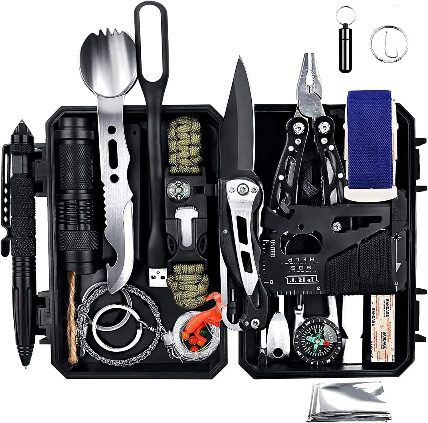 Antarctica Emergency Survival Gear Kits 60 In 1 - Ultimate Preparedness