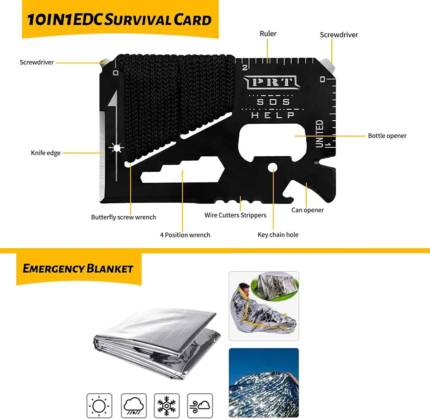 Antarctica Emergency Survival Gear Kits 60 In 1 - Ultimate Preparedness