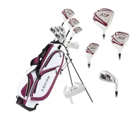 Aspire X1 9 Club Complete Womens Golf Set Purple