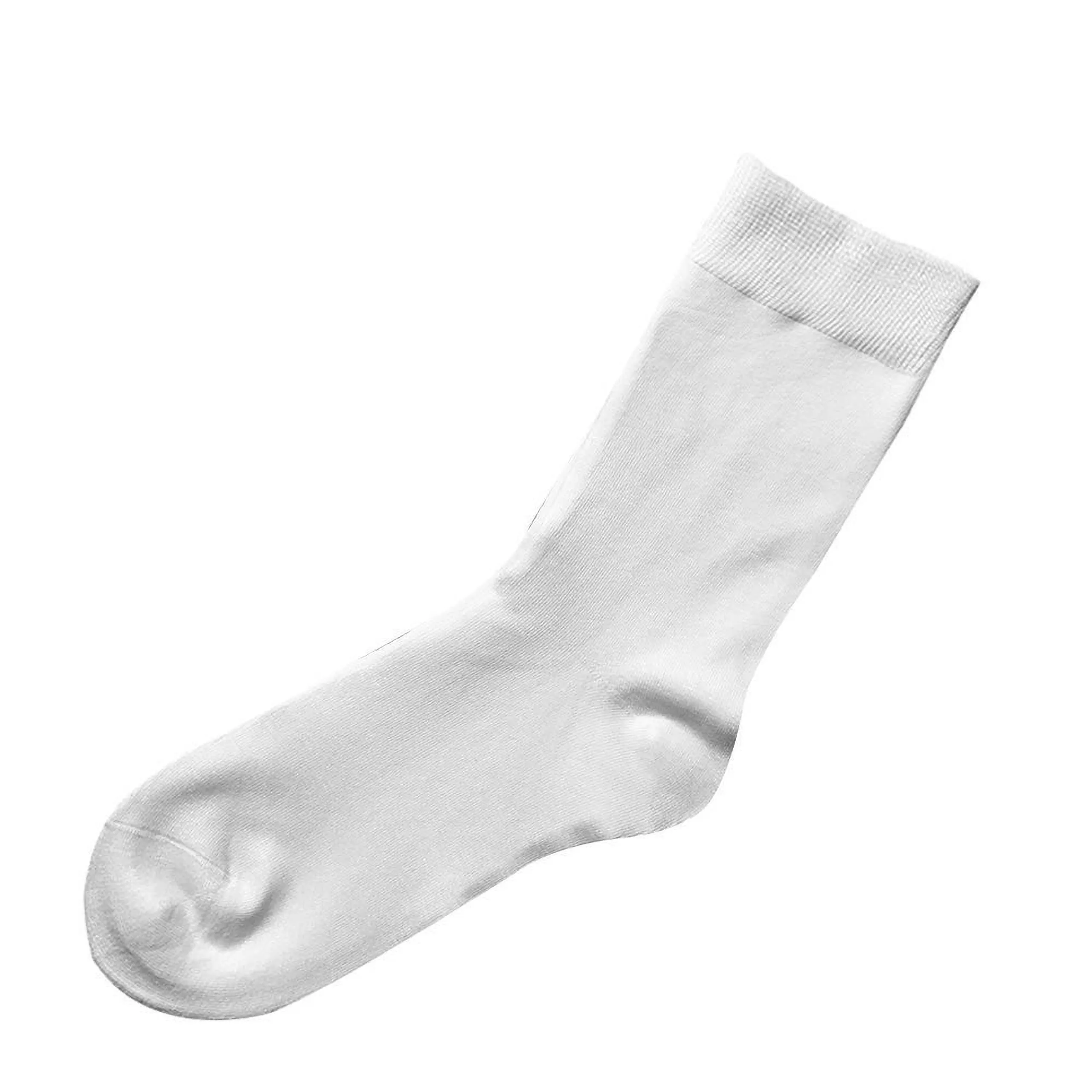 Bamboo Dress Men Sock Thin Soft Crew Anti Odor Lightweight Sock Odor Resistant Breathable Sock 9-13,5 Pairs Large White