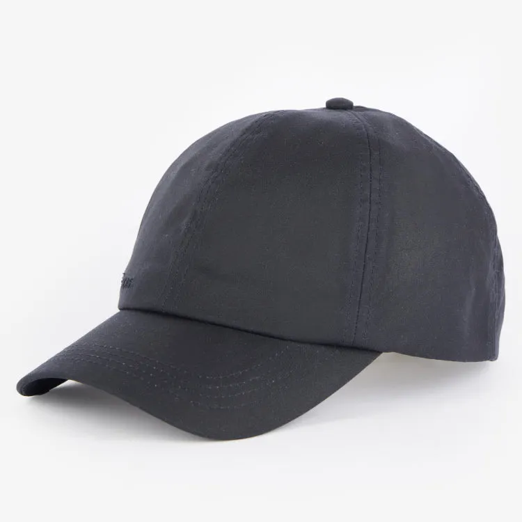 Barbour Wax Sports Cap - Navy/Cordovan
