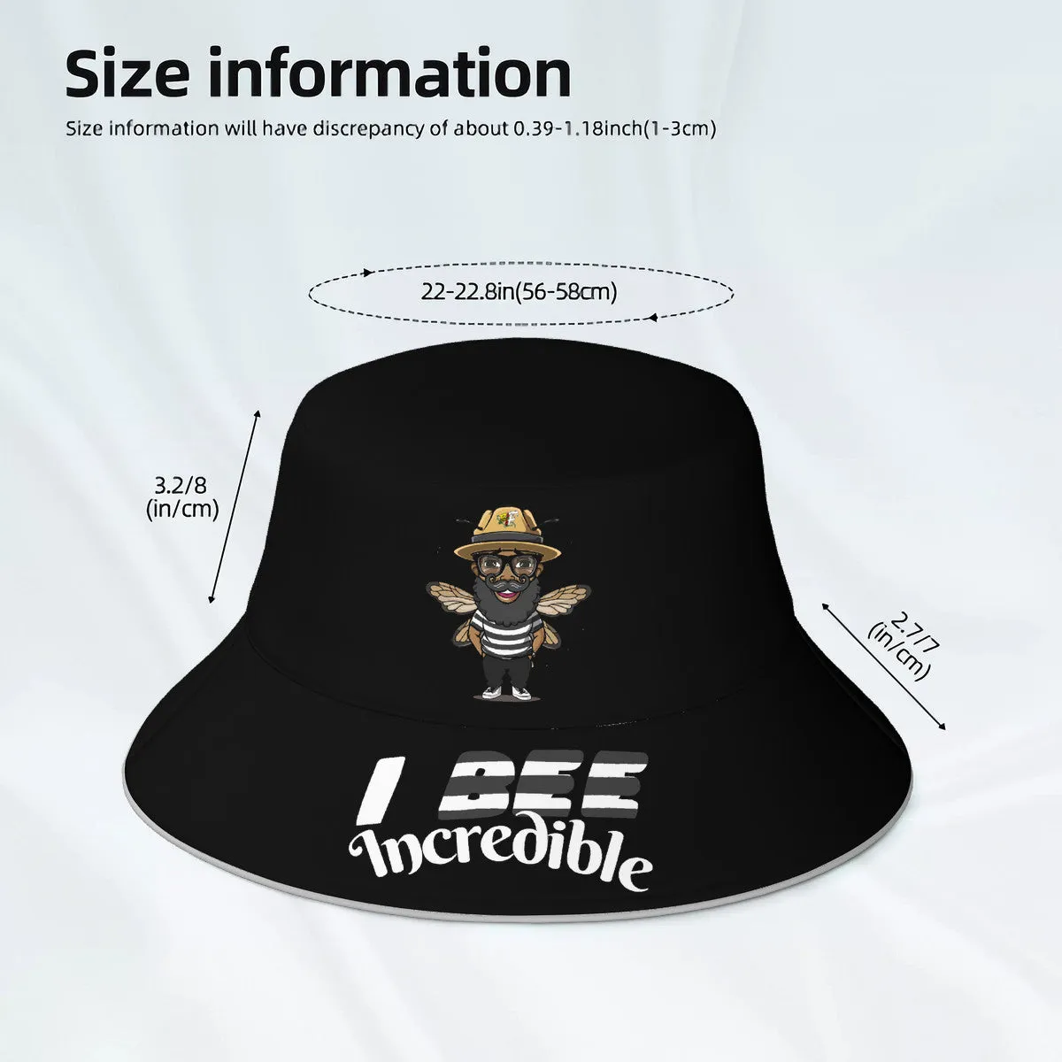 Blk Insct Famili HC_T21 Reflective Bucket Hat