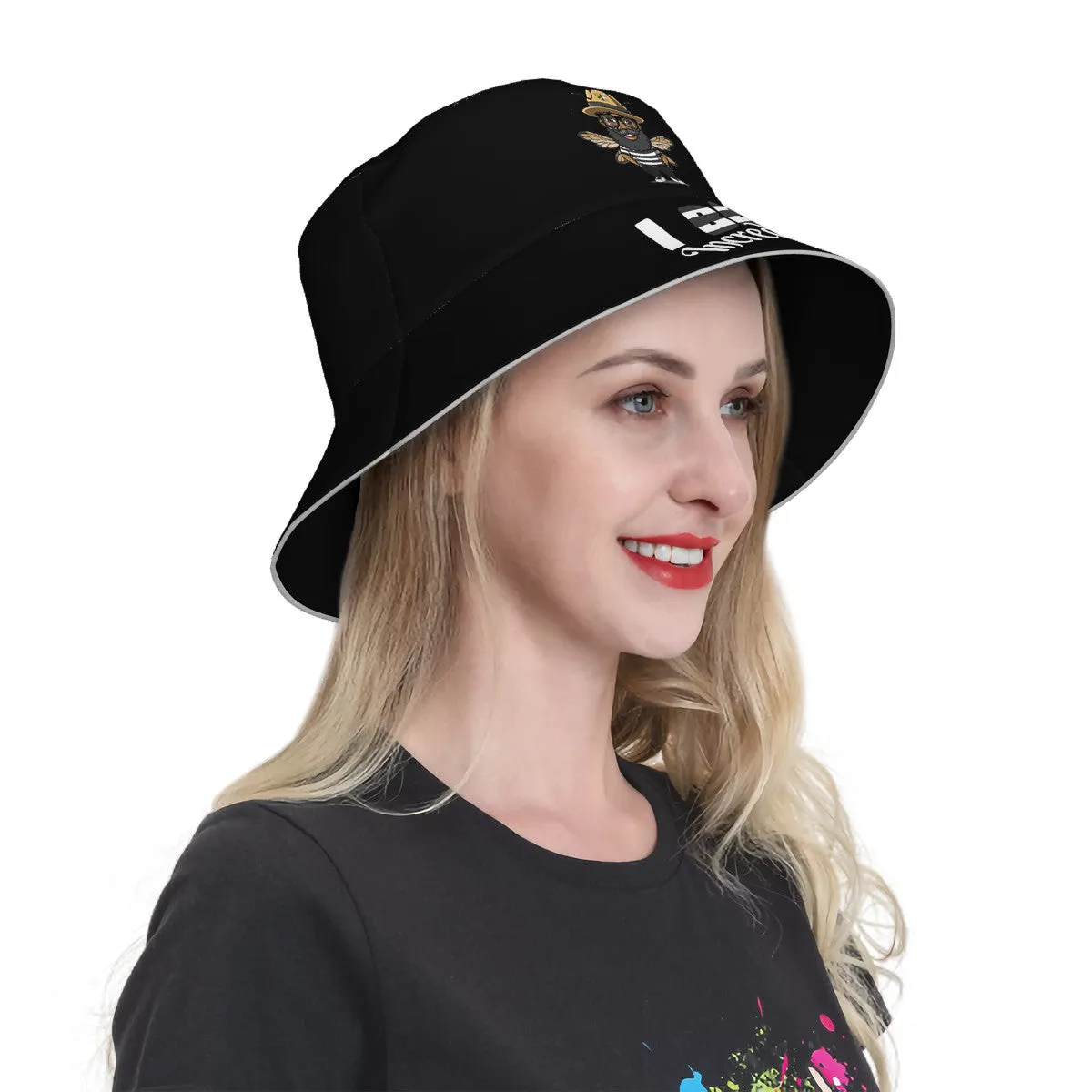 Blk Insct Famili HC_T21 Reflective Bucket Hat