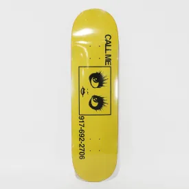 Call Me 917 - 8.38" Eyes Skateboard Deck - Yellow