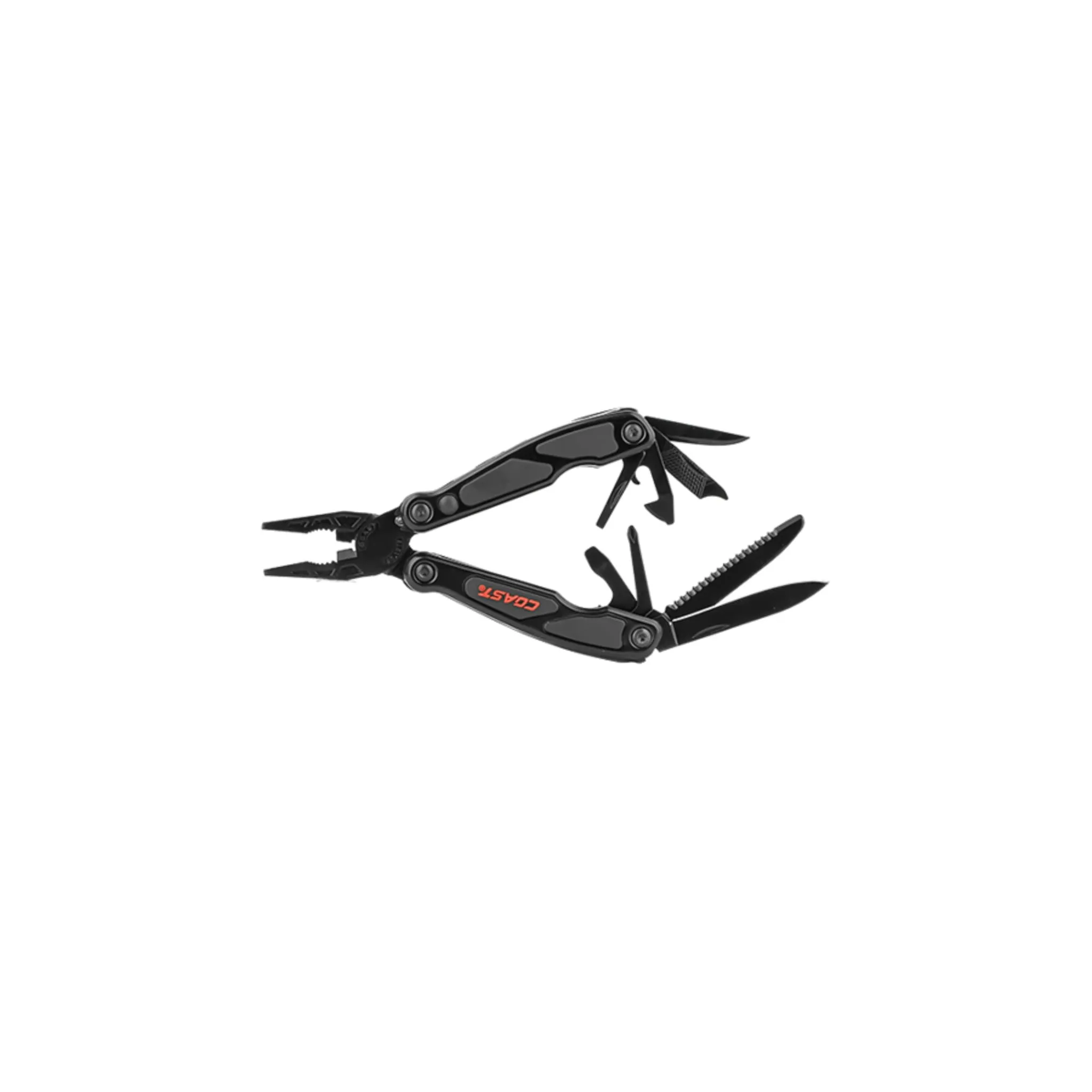 Coast® LED135 LED Micro Multi-Tool - 14 Functions, Built-in LED Light, Stainless Steel, Compact, 2-inch Blade, Batteries Included, Versatile