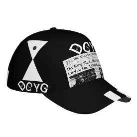 DCYG Black History Curved Brim Baseball Cap (AOP)
