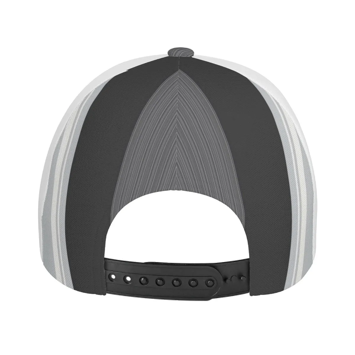 DCYG Grey, Light Grey, & White S24 Curved Brim Baseball Cap (AOP)