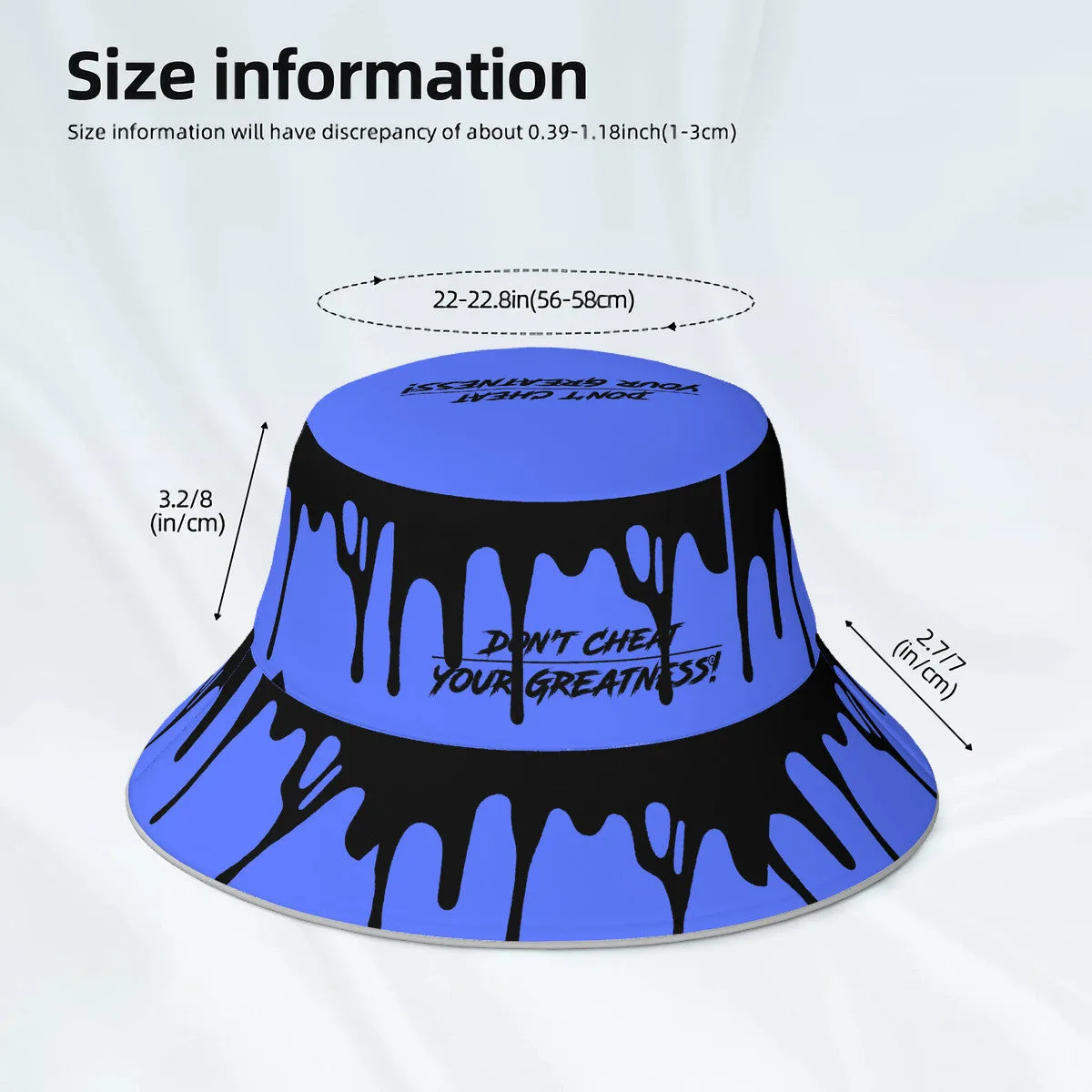DVYG 24 DRIP X Black & Blue  Bucket Hat