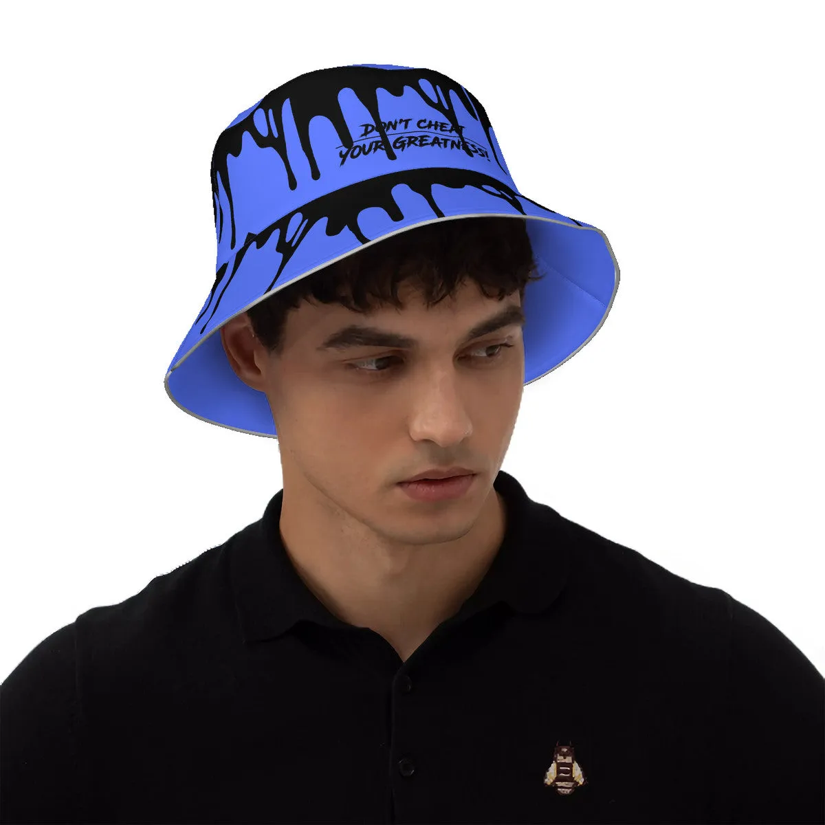 DVYG 24 DRIP X Black & Blue  Bucket Hat