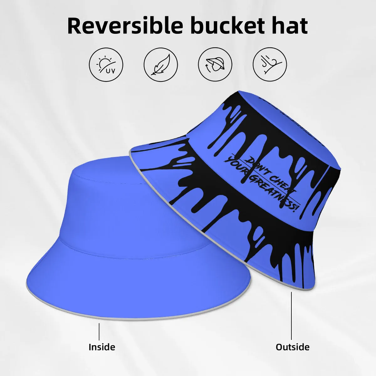 DVYG 24 DRIP X Black & Blue  Bucket Hat