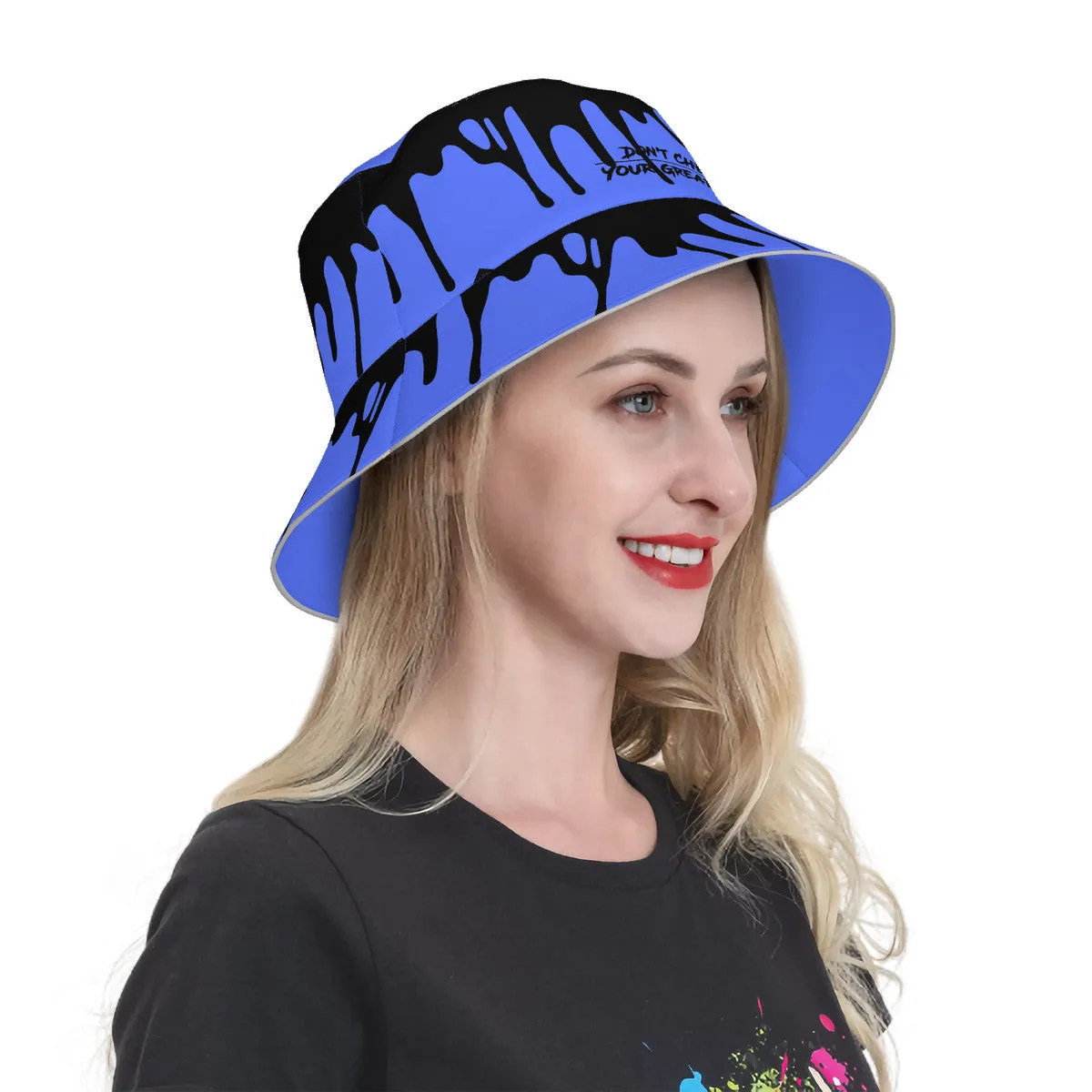 DVYG 24 DRIP X Black & Blue  Bucket Hat