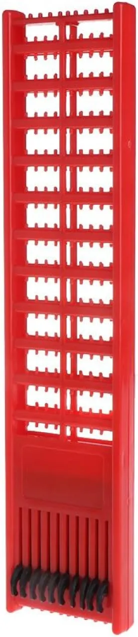 Fishing Rig Board Plastic Double Side Spring Hooks Storage Catch Holder Random, As Pic Shows