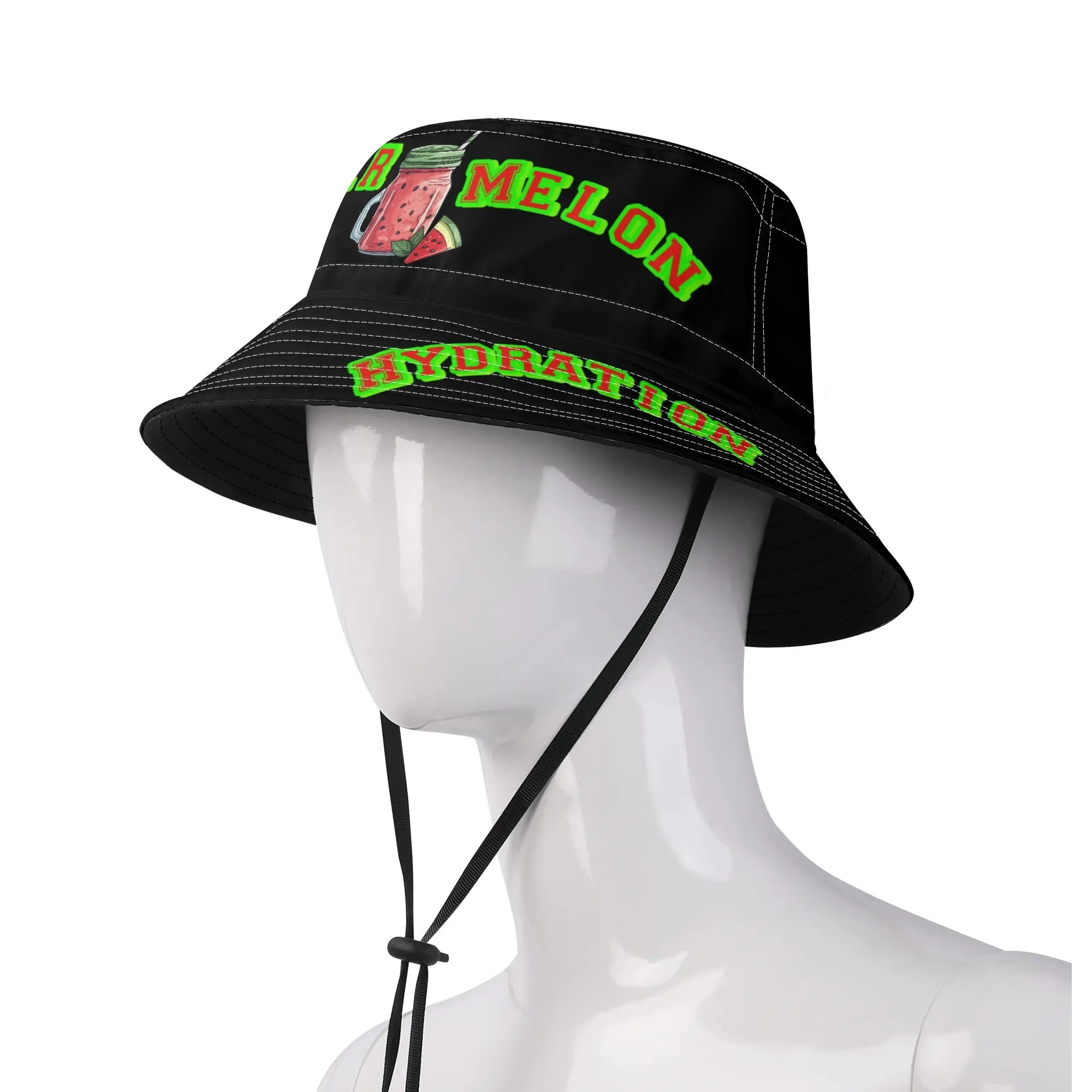 Formula All Over Print Bucket Hats with Adjustable String