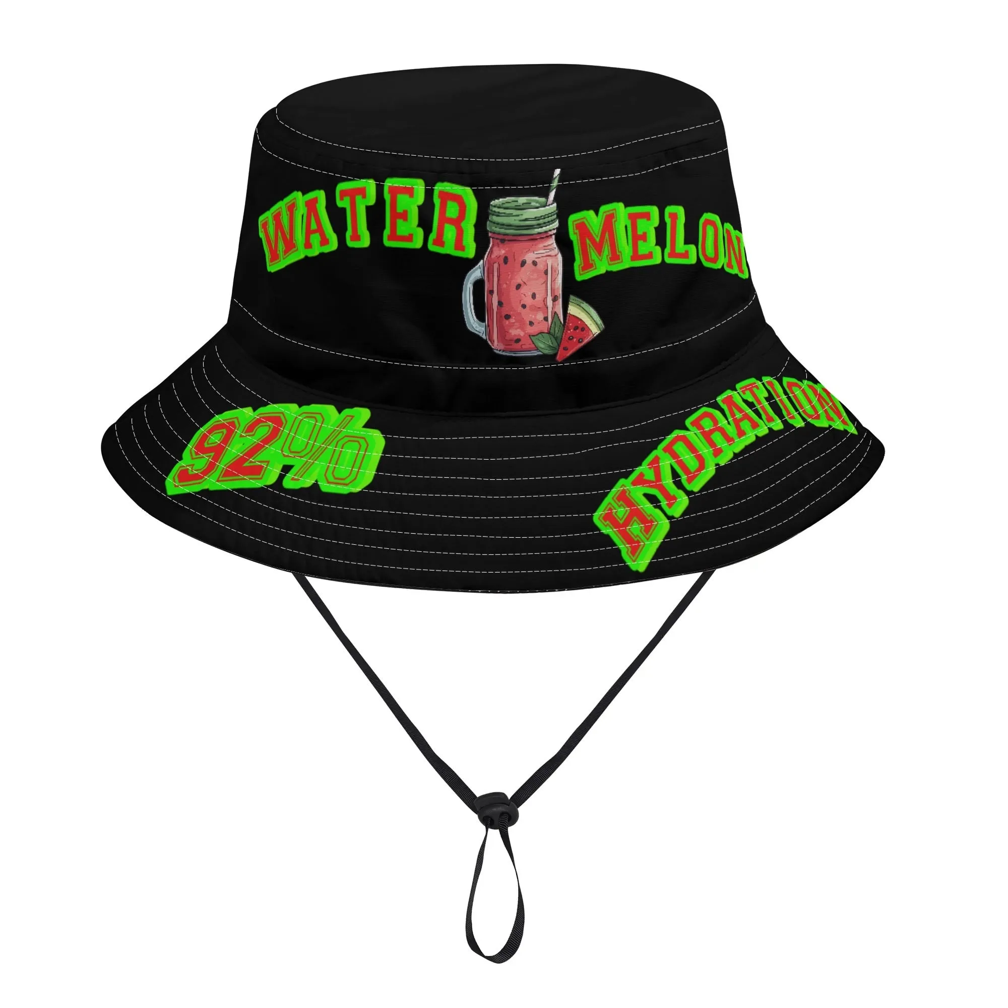Formula All Over Print Bucket Hats with Adjustable String