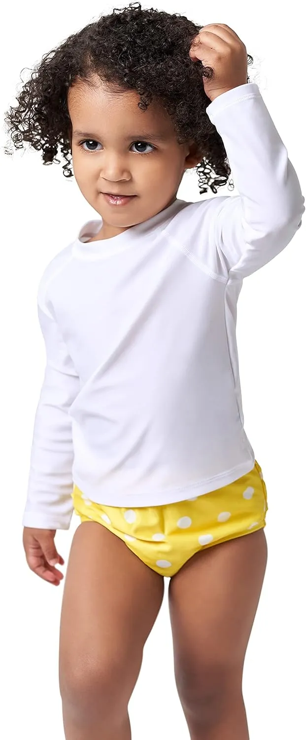 Gerber Baby Toddler UPF 50  Long Sleeve Rashguard Swim Shirt