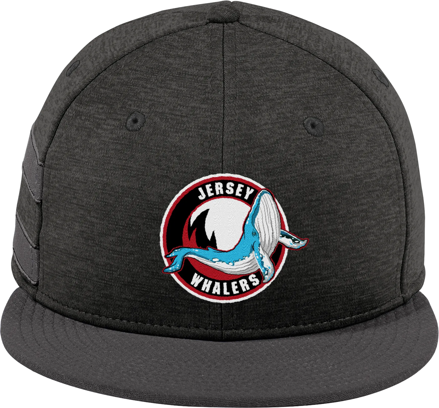 Jersey Shore Whalers New Era Shadow Heather Striped Flat Bill Snapback Cap