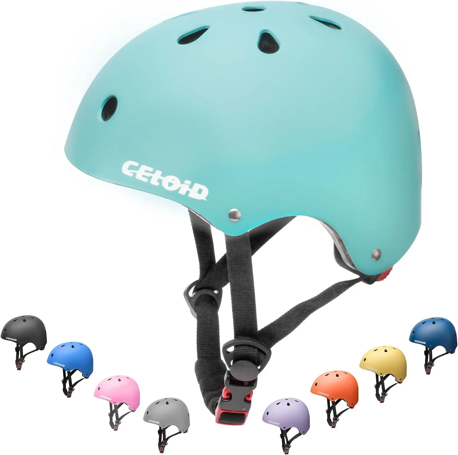 Kids Bike Helmet,Toddler Skateboard Helmets for Ages 2-3-5-8-14 Years Boys GirlsAdjustable Multi-Sport Bicycle Skateboarding Football Roller Skating Scooter Rollerblade Balance Bike Helmet