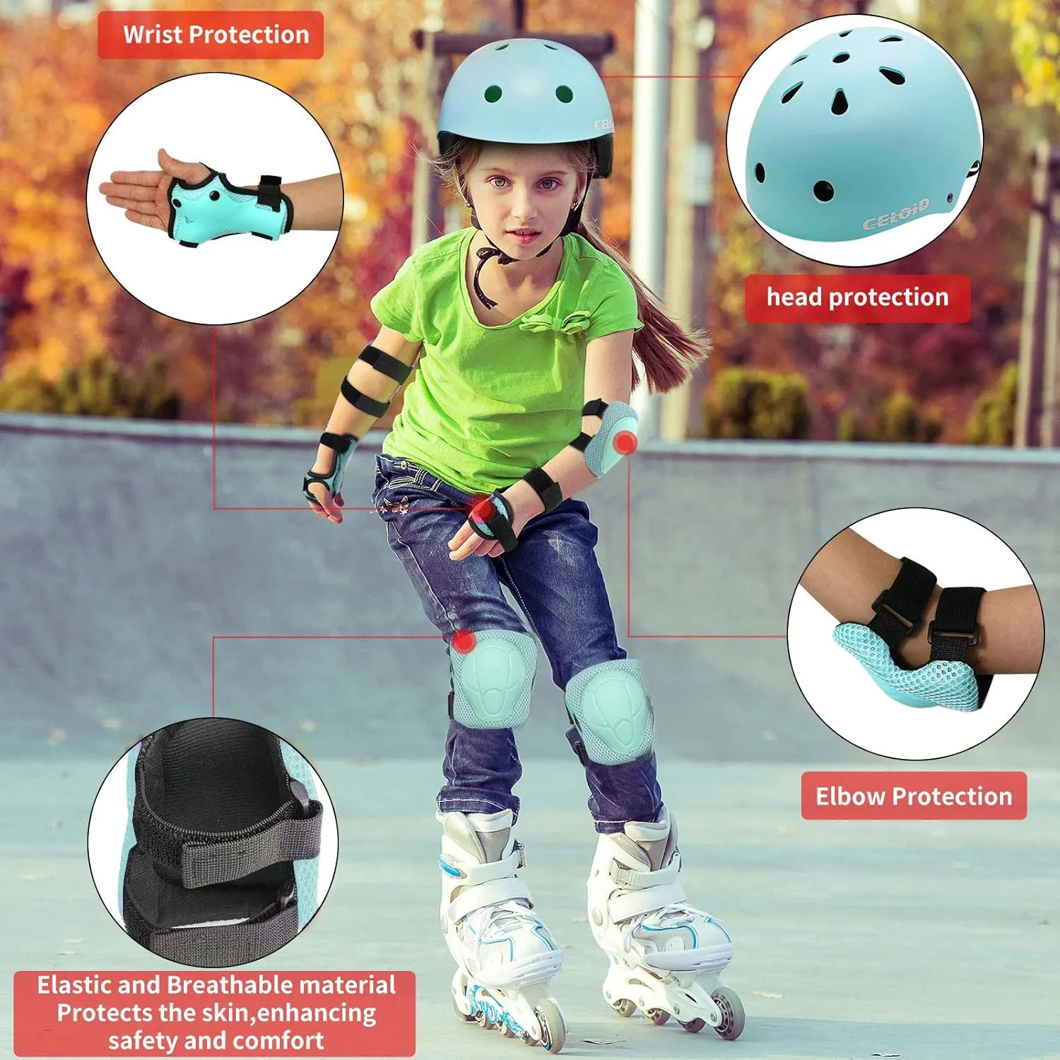 Kids Bike Helmet,Toddler Skateboard Helmets for Ages 2-3-5-8-14 Years Boys GirlsAdjustable Multi-Sport Bicycle Skateboarding Football Roller Skating Scooter Rollerblade Balance Bike Helmet