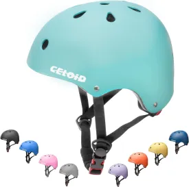 Kids Bike Helmet,Toddler Skateboard Helmets for Ages 2-3-5-8-14 Years Boys GirlsAdjustable Multi-Sport Bicycle Skateboarding Football Roller Skating Scooter Rollerblade Balance Bike Helmet