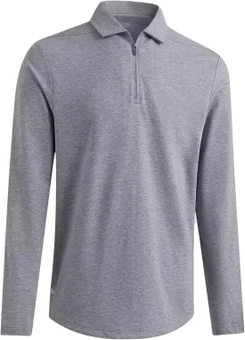 Mens Quarter Zip Polo Shirt Long and Short Sleeve Collared Shirts Moisture Wicking Performance Golf Polo Shirts