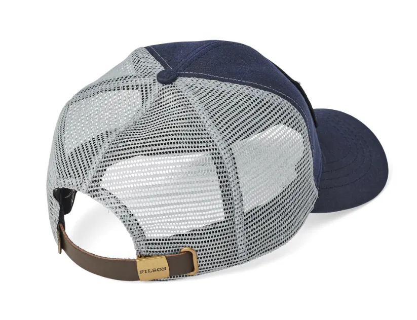 Mesh Snap-Back Logger Cap -Navy Filson Patch