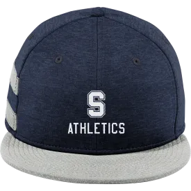 Midd South Athletics New Era Shadow Heather Striped Flat Bill Snapback Cap