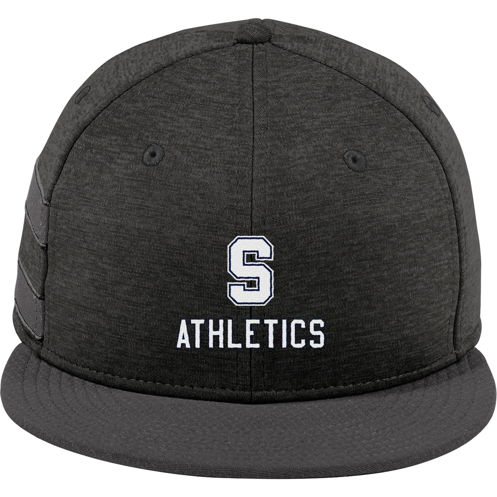 Midd South Athletics New Era Shadow Heather Striped Flat Bill Snapback Cap