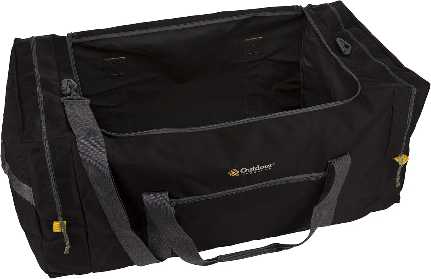 Outdoor Products Mountain Duffel (Medium (12 x 12 x 24 Inch), Black) (Large (15 x 15 x 30 Inch), Black) (Black, X-Large (16 x 18 x 36 Inch))