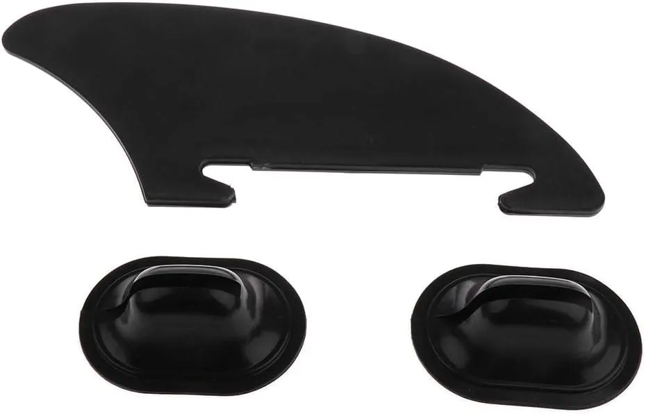 PVC Kayak Skeg Tracking Fin Mount Point for Inflatable Black