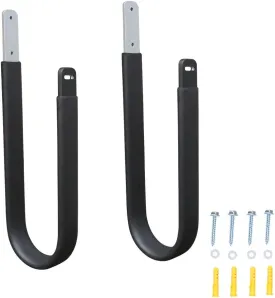 Rokia R Surfboard Rack for Paddleboard Kayak Surf Storage Set of Display Wall Mount Rack,Advanced Light Aluminum Alloy