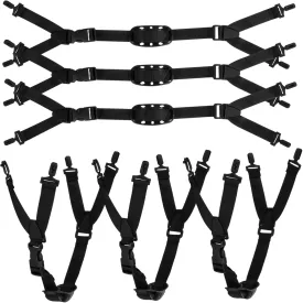 Safety Helmet Chin Strap 6 Pack Construction Worker Hard Hat Chin Belt Sturdy Easy to Adjust Random Color