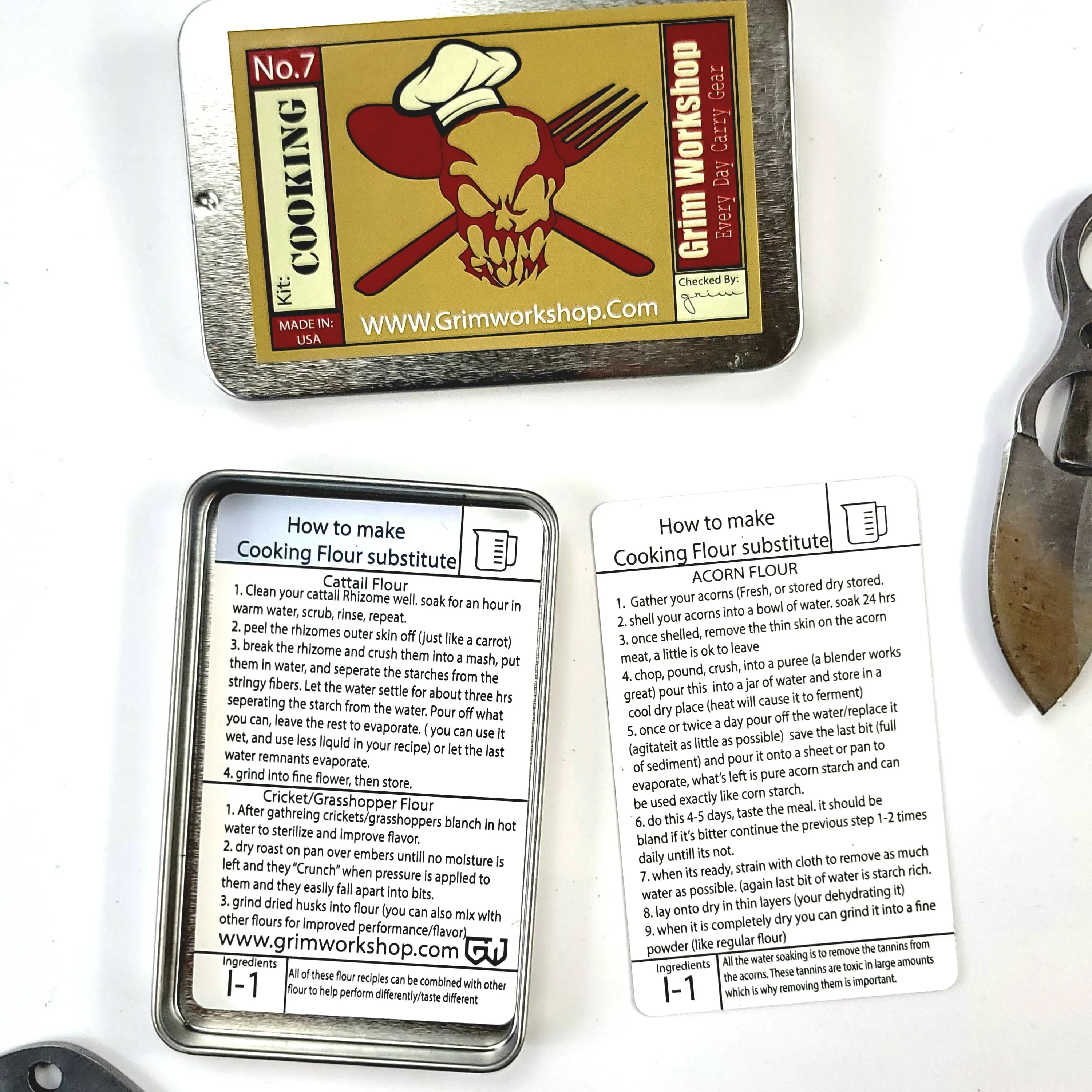 Tip Card I-1: Cooking Flour Alternatives Cooking Ingriedents