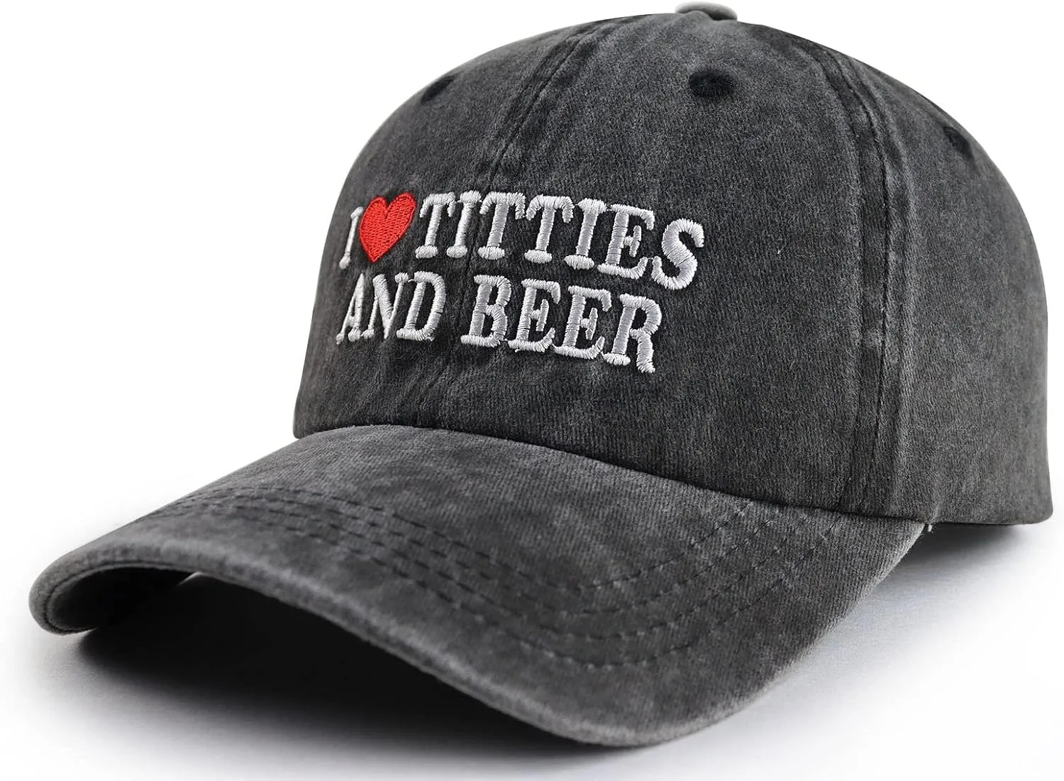 Trucker Hats for Men Women, Funny Gag Gifts Joke, Classic Adjustable Mesh Baseball Cap Snapback Hat Black