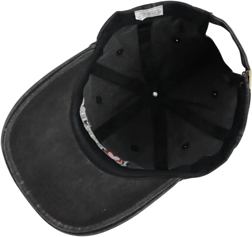 Trucker Hats for Men Women, Funny Gag Gifts Joke, Classic Adjustable Mesh Baseball Cap Snapback Hat Black