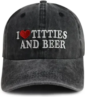 Trucker Hats for Men Women, Funny Gag Gifts Joke, Classic Adjustable Mesh Baseball Cap Snapback Hat Black