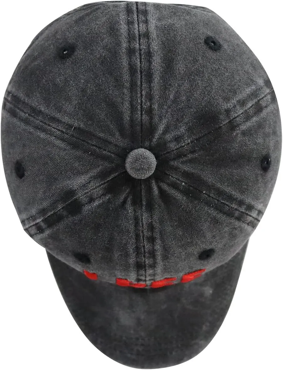 Trucker Hats for Men Women, Funny Gag Gifts Joke, Classic Adjustable Mesh Baseball Cap Snapback Hat Black
