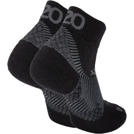Unisex OS1st FS4 Merino Quarter Crew Socks Black