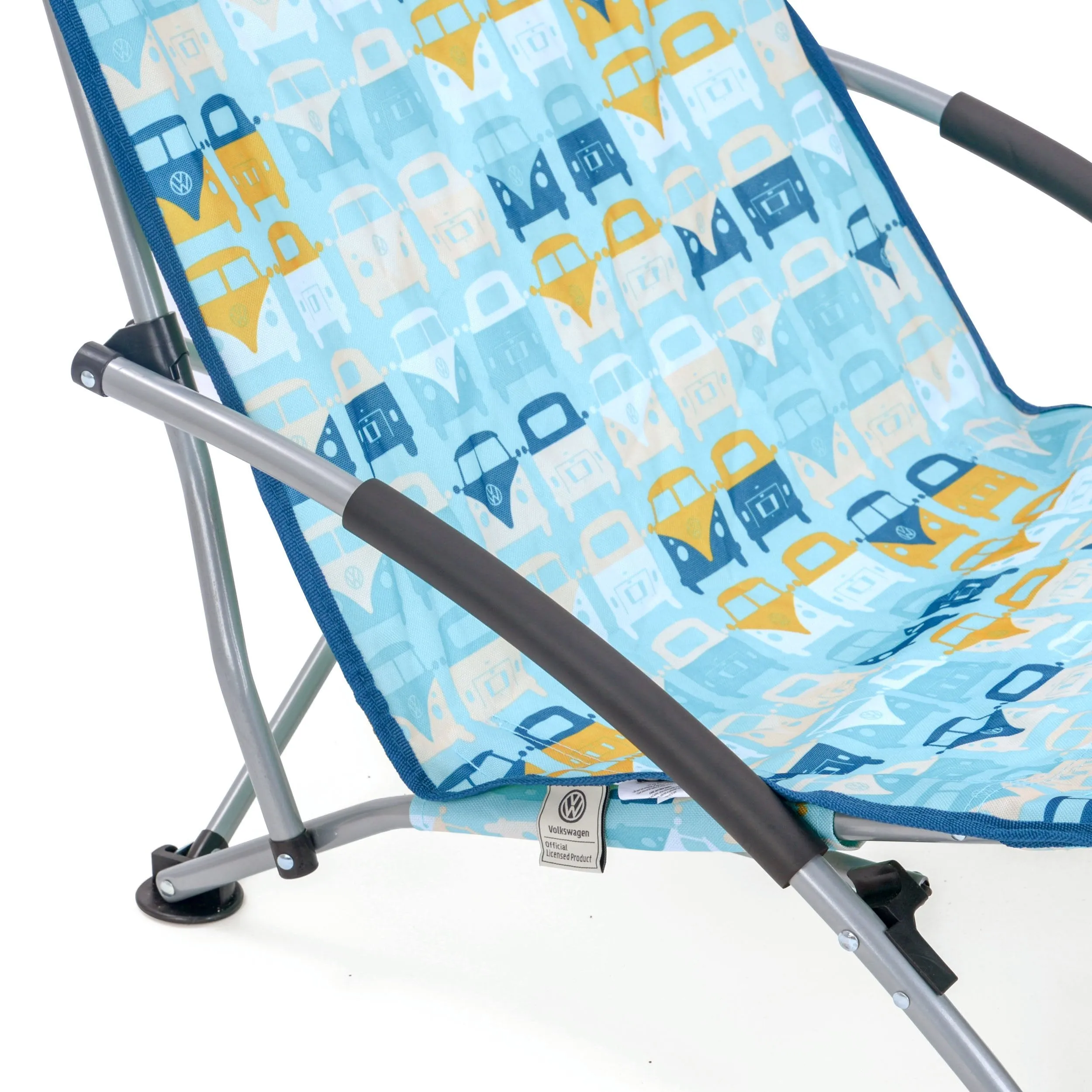 Volkswagen / VW Low Beach Folding Camping Chair - Blue