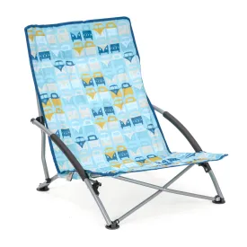 Volkswagen / VW Low Beach Folding Camping Chair - Blue