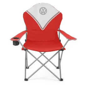 VW / Volkswagen Deluxe Padded Folding Camping Chair - Red