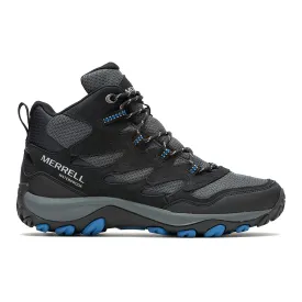 West Rim Mid Waterproof -Black/Blue Mens Hiking Shoes