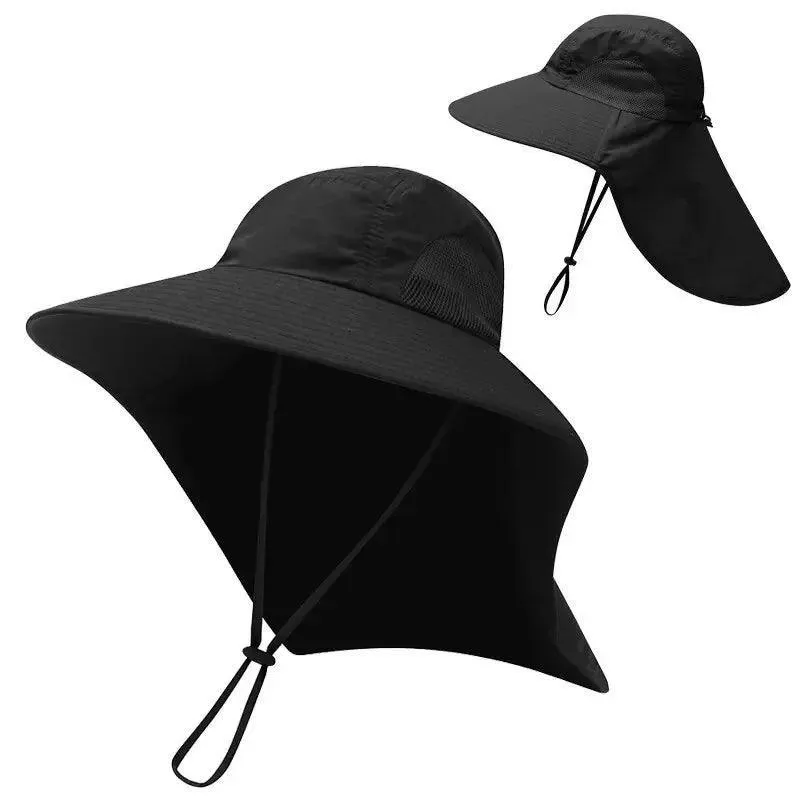 Wide Brim Hat, UV Protection, Waterproof, Lightweight, Adjustable Fit, Perfect for Hiking, Camping, Fishing, Gardening, and Outdoor Adventures