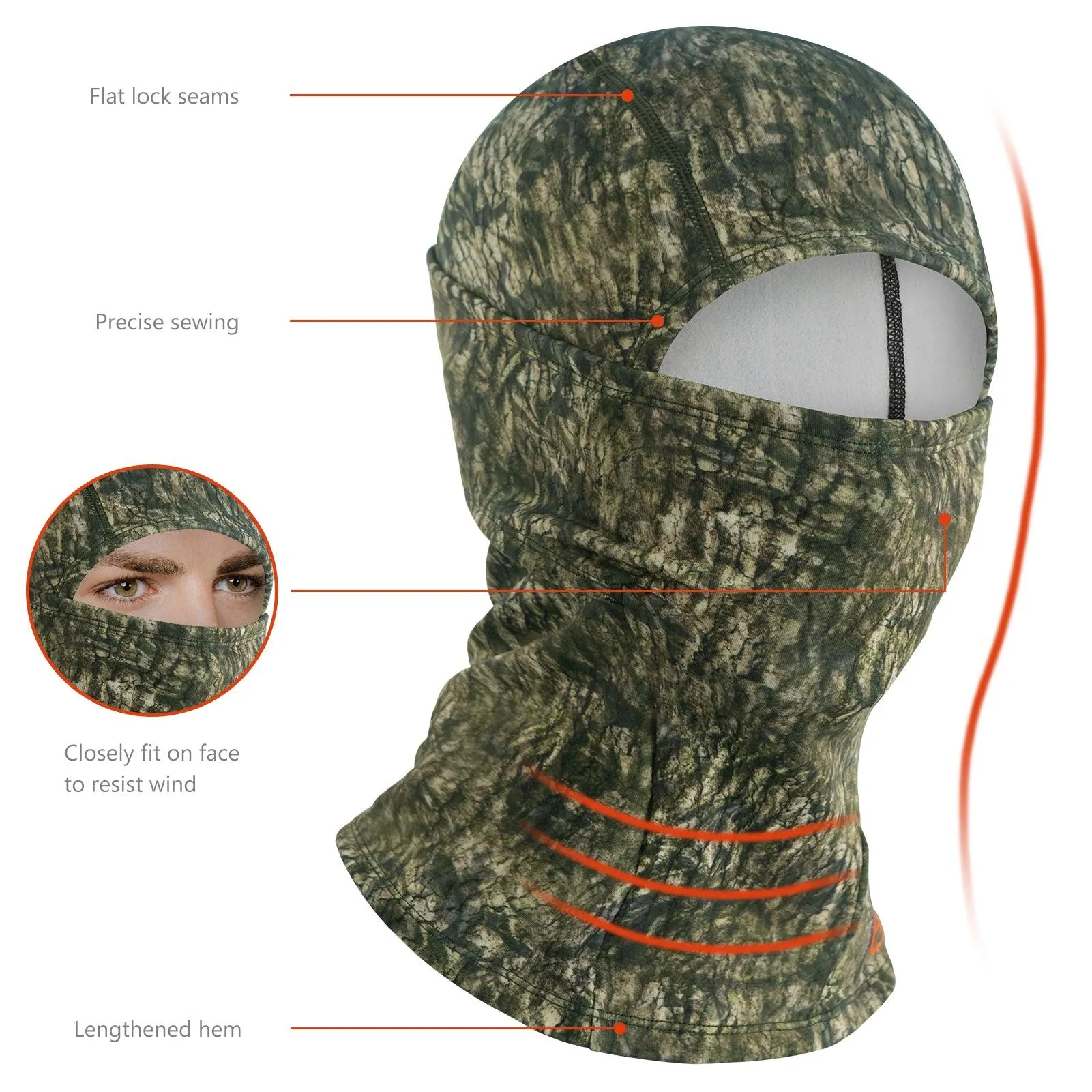 Winter Balaclava Fleece Ninja Hood Neck Warmer