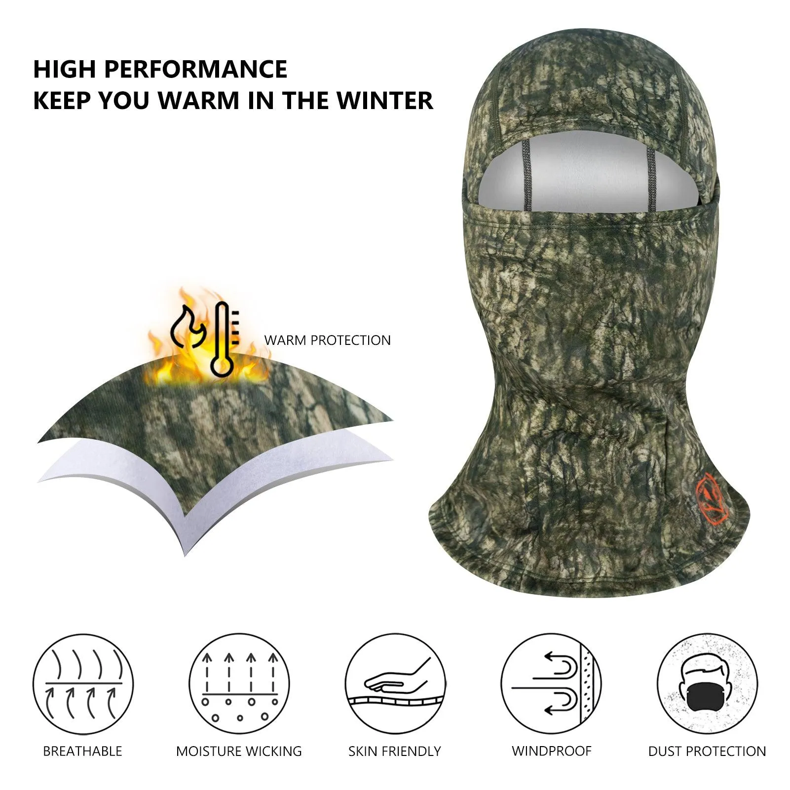 Winter Balaclava Fleece Ninja Hood Neck Warmer
