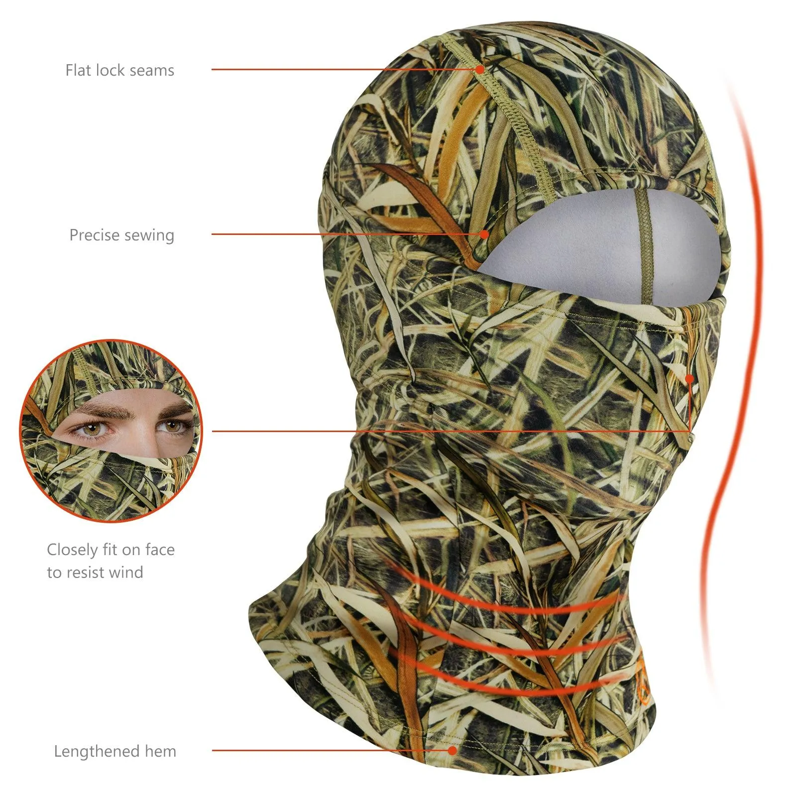 Winter Balaclava Fleece Ninja Hood Neck Warmer