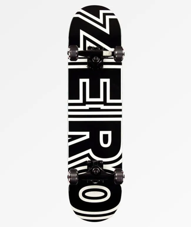 Zero Bold Complete 7.25 Black/White Youth